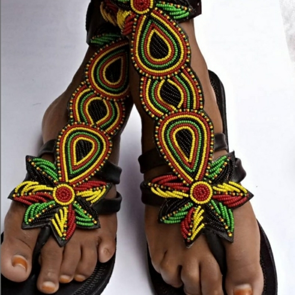 African style sandals - Picture 1 of 5